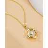 Molenia Sun Moon Star Necklace for Women: 14K Gold Plated Gemstone Crescent Pendant Celestial Necklace Trendy Dainty Jewelry Birthday Anniversary - 3 of 4