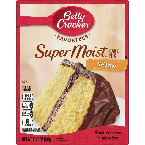 Betty Crocker Super Moist Yellow Mix - 15.25oz - image 1 of 4