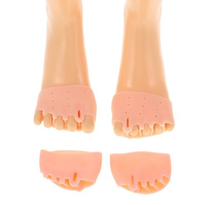 Unique Bargains Soft Five Holes Toe Spreaders 2 Pairs