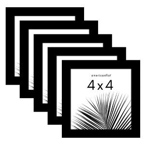 Americanflat 5 Pack of Picture Frames - Plexiglass Cover - 1 of 4
