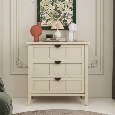 Modern Decorative Cabinet With 3 Drawers,Sideboard Storage Cabinet With 3 Drawers,Storage Cabinet With 3 Drawers Living Room-Maison Boucle