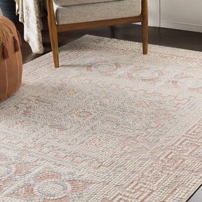 Hauteloom Terlingua Blush Greek Mosaic Carpet