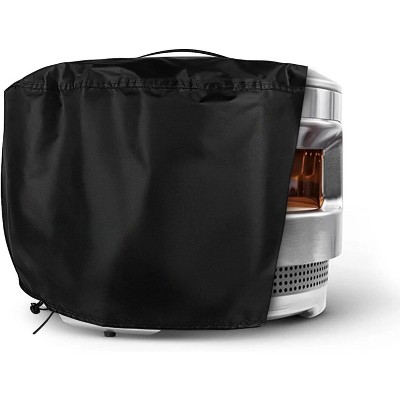 Akefit Round Pizza Oven Cover Waterproof Secure Fit Easy Carry Black 21in