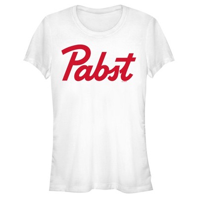 Junior's Pabst Red Logo T-Shirt