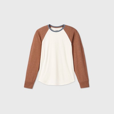 brown raglan shirt