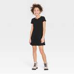 Girls' Henley Skater Knit Dress - art class™