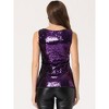 INSPIRE CHIC Women's Sequin Sparkle Glitter Party Camisole Tank Top - 3 of 4