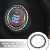 Unique Bargains Ring Rhinestone Car Engine Start Stop Decoration 5 Pcs - 2 of 4