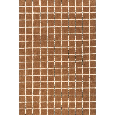 Nuloom Gretchen Checked Wool Area Rug