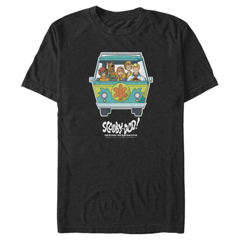 Men's Scooby Doo Mystery Machine Front T-Shirt, 1 of 5