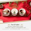 Spode Christmas Tree Tartan 7-Piece Condiment Set - image 2 of 4