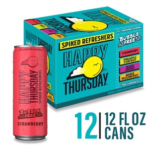 Happy Thursday Variety Spiked Refreshers - 12pk/12 fl oz Cans - 1 of 4