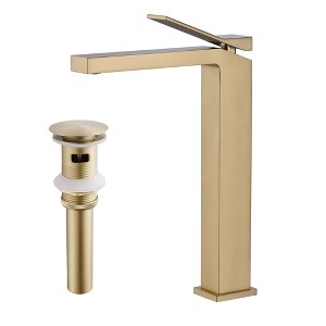 Elegant Gold Bathroom Faucet: A Fusion of Luxury and Simplicity - 1 of 4