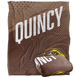 Quincy University Fan Zone Silky Touch Super Soft Throw Blanket 50x60 - 1 of 4