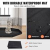 Munora 24" 8-Panel Foldable Dog Playpen - Portable Metal Exercise Pen with Waterproof Bottom Pad for Small/Medium Pets - 4 of 4
