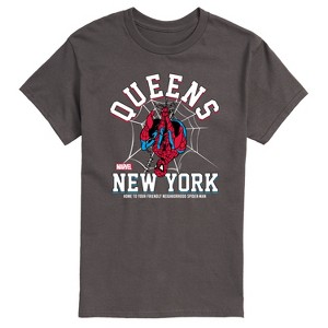 Men's - Marvel - Spider-man Collegiate Short Sleeve Graphic T-Shirt - 1 of 4