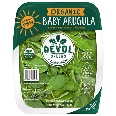 Revol Greens Organic Greenhouse Grown Arugula - 4oz