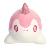 Aurora Small Crystal Nomwhal Tasty Peach Enchanting Stuffed Animal Rose Quartz 7.5" - 2 of 4
