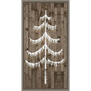 Amanti Art Wooded Whimsy III (Tree) by Grace Popp Canvas Wall Art Print Framed 14 x 27-in. - 1 of 4
