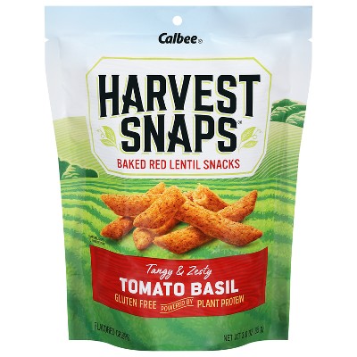 Harvest Snaps Red Lentil Snack Crisps Tomato Basil 3oz Target