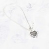 Dicksons Heart Shaped Prayer Box Pendant 7.5-8.5 Inch Silver Plated Charm Bracelet in Jewelry Box with Prayer Card - 2 of 4