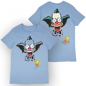 Mens The Simpsons Krusty Graffiti Front and Back Print T-Shirt - 1 of 3
