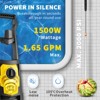 VEVOR Electric Power Washer, 2000 PSI, Max 1.65 GPM Pressure Washer with 30 ft Hose & Reel, 5 Quick Connect Nozzles, Foam Cannon - 4 of 4