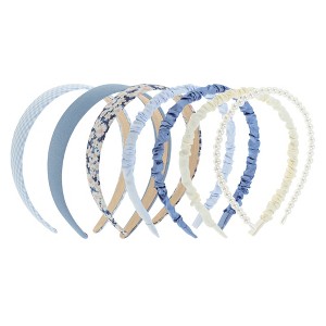 Unique Bargains Women's Flowers Hairband 1 Set - 1 of 4