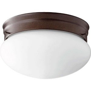 Quorum Lighting 2 - Light Flush Mount in  Oiled Bronze - 1 of 1