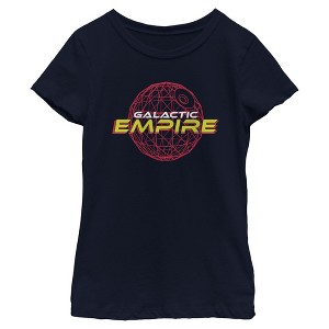 Girls Star Wars Death Star Galactic Empire T Shirt - 1 of 4
