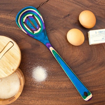 Baltique 4pc Mumbai Kitchen Utensil Set: Wood Spoon & Spatula Set, Hand Wash, Multicolored, Adult Use — фото 6