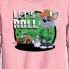 Boys' - Paw Patrol - Let's Roll Rocky Graphic Long Sleeve Fleece Sweatshirt - 2 of 4