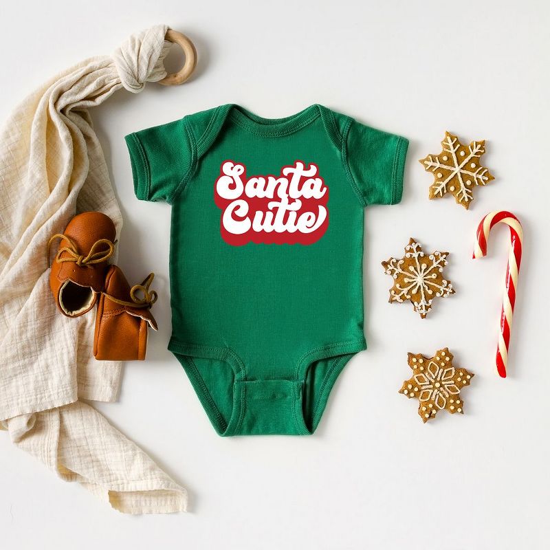 The Juniper Shop Santa Cutie Baby Bodysuit, 2 of 3