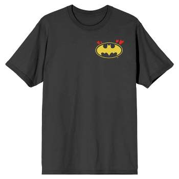 Batman A Perfect Match Crew Neck Short Sleeve Charcoal Women's T-shirt