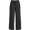 Lands' End Women's Sport Knit Pull On Drawstring Wide Leg Crop Pants - image 3 of 3