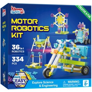 Klever Kits 36-in-1 STEM Robot Building Kit - Motor Robot Science KIt Educational Toys Creative Birthday Gift for Boys & Girls Age 8+ - 1 of 4