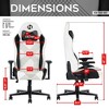 Techni Sport RTA-TS68C-WHT Comfort Edge White Gaming Chair - 4 of 4