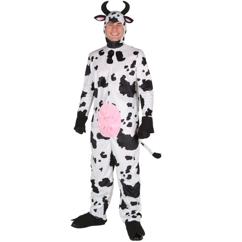 Halloweencostumes 3x Plus Size Happy Cow Costume Black white