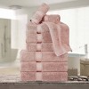 Luxury Cotton Heavyweight Ultra-Plush 9 Piece Towel Set by Blue Nile Mills - 2 of 4