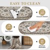 Modern Washable Area Rug for Living Room, Soft Floor Rug with Non Slip Backing, Low Pile Stain Resistant Indoor Carpet for Home Office - 3 of 4
