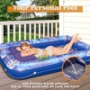 Sloosh 85" x 57" Inflatable Tanning Pool Suntan Lounge Lounger Float for Adults Extra Large Suntan Tub - 3 of 4