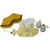 Doll Clothes Superstore Sunny Yellow Bunny Dress with Accessories for 17.5 cm Labubu Dolls - 4 of 4