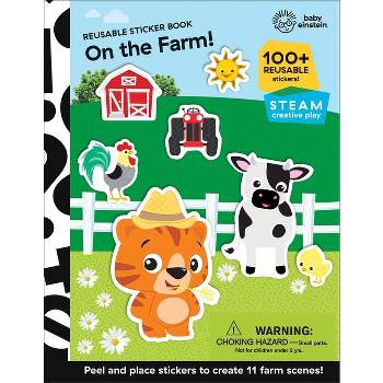 Baby Einstein: On the Farm! Reusable Sticker Book - by  Pi Kids (Paperback)