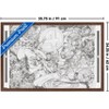 Trends International Marvel Sketch - Fantastic Four Universe Framed Wall Poster Prints - 3 of 4