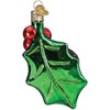 Old World Christmas Blown Glass Ornament for Christmas Tree, Holly Ladybug - 3 of 4