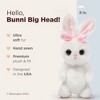 Bearington Bunni Big Head Bunny The Stuffed Bunny Plush, 8 Inch White Bunny Stuffed Animal - 2 of 4