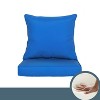 ARTPLAN Indoor/Outdoor All Weather Chair Cushions Set Deep Seat Back Pillows Outdoor Cushions for Patio Furniture - 3 of 4