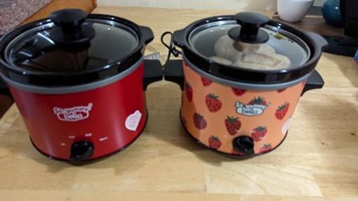 So Yummy By Bella 2.0qt Twin Set Slow Cooker Red And Strawberry
