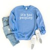 Simply Sage Market Women's Graphic Sweatshirt It's Too Peopley - 2 of 2