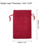Unique Bargains Durable Large Capacity Coin Sacks Bag with Drawstring 20 Pcs - 2 of 4
